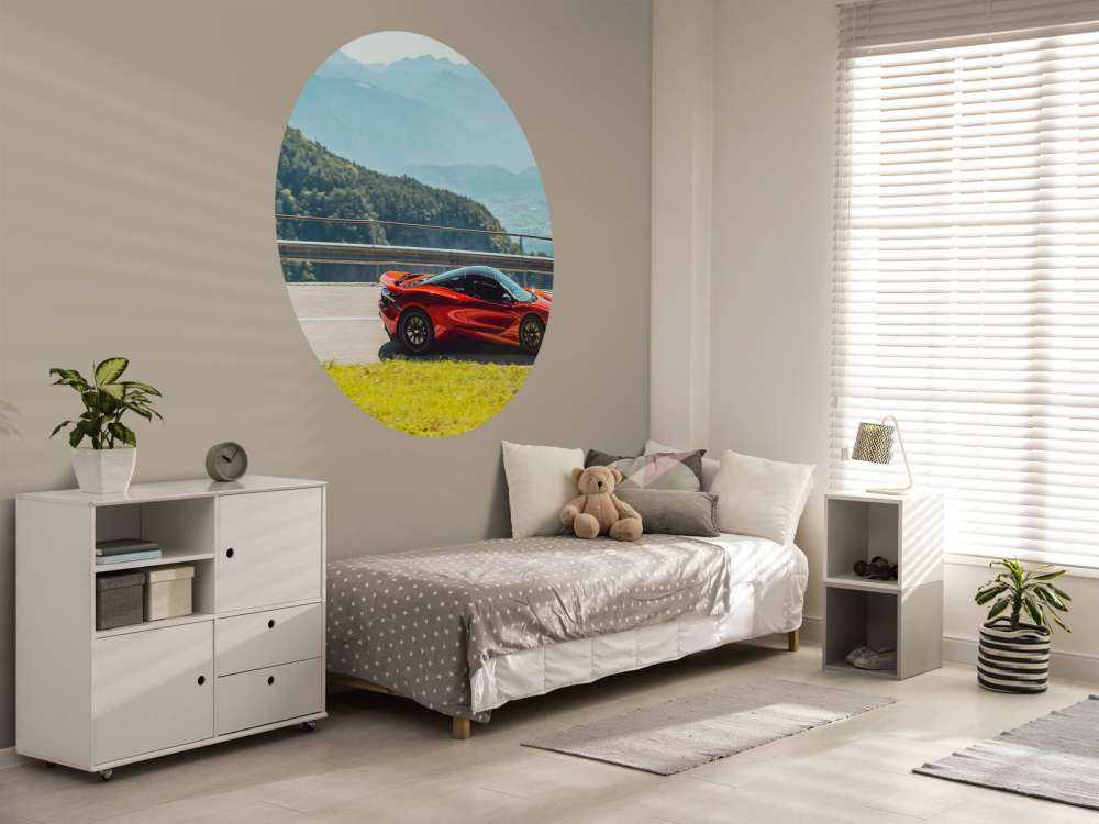 Jadąc przez górski krajobraz