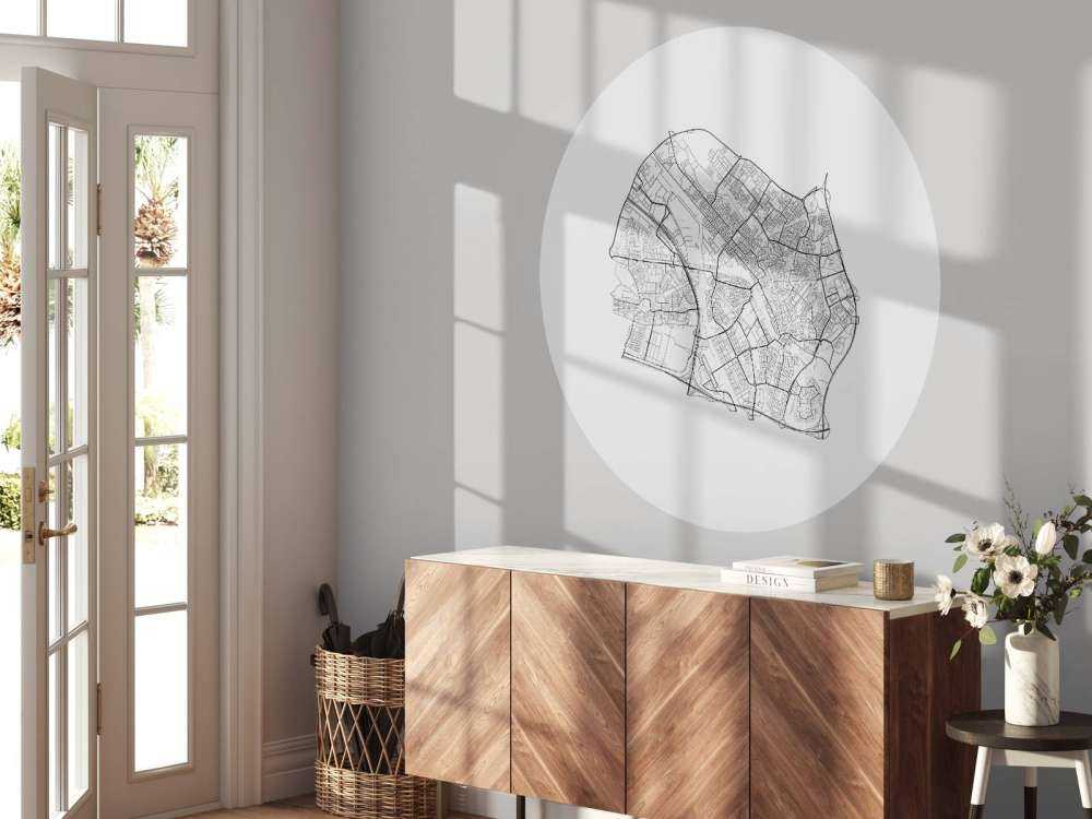 Mapa Utrechtu, biała