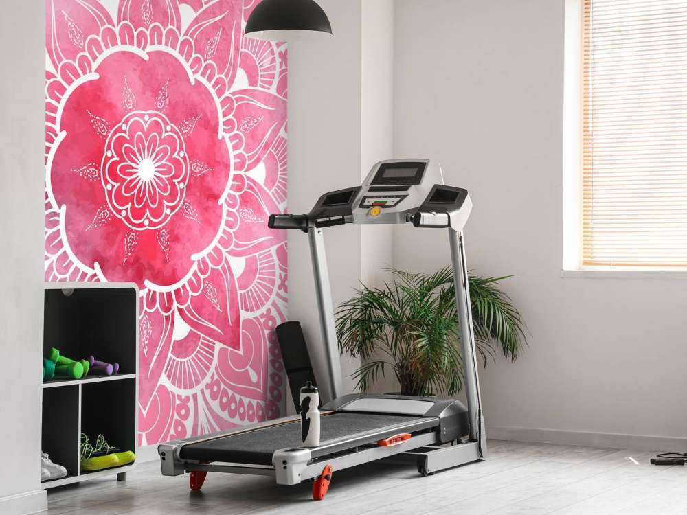 Mandala z motywem kwiatowym