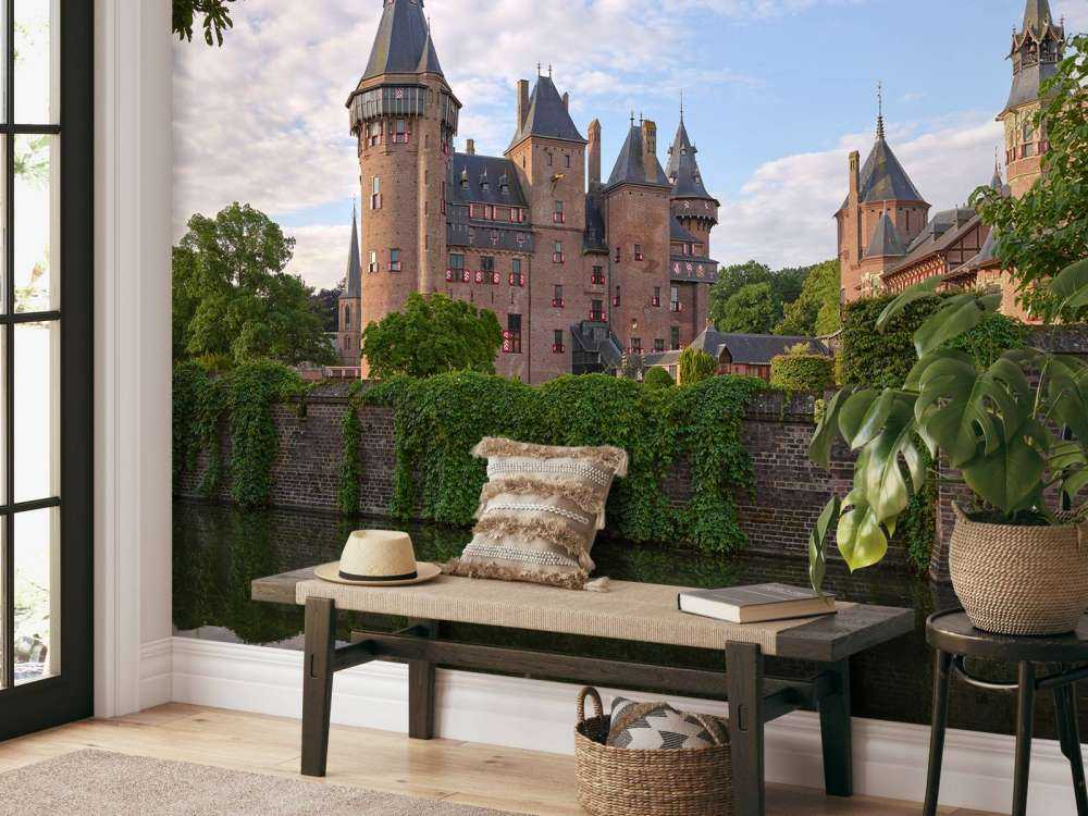 Zamek de Haar od strony wody