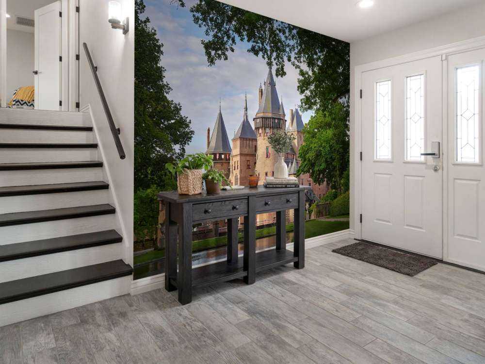 Zamek de Haar od strony ogrodu