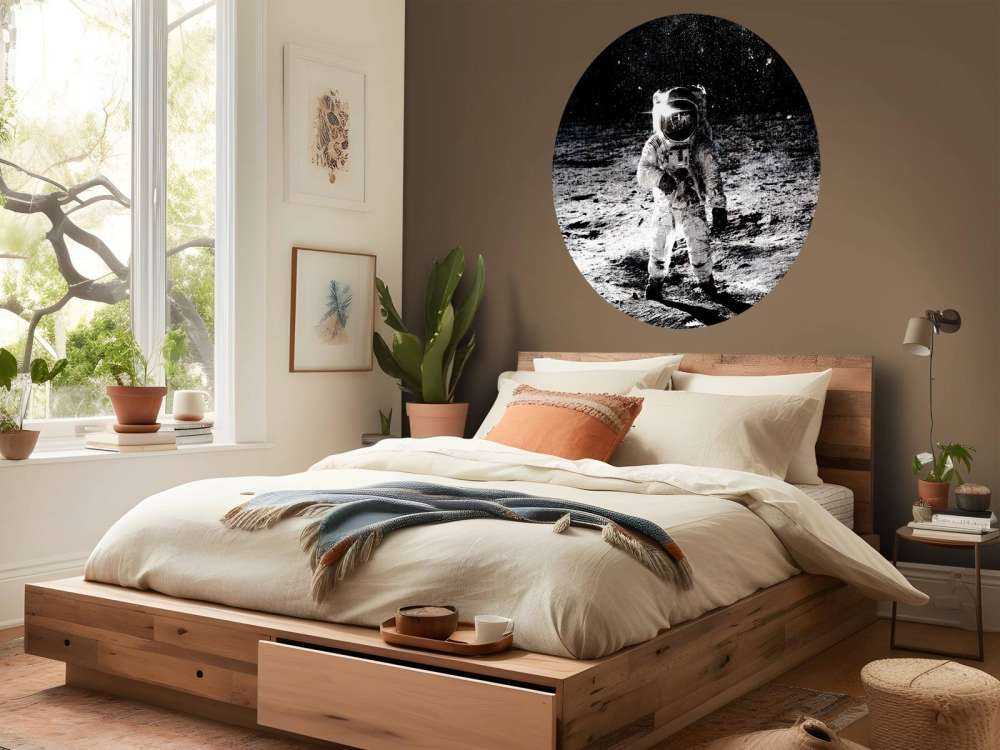 Astronauta w stylu vintage