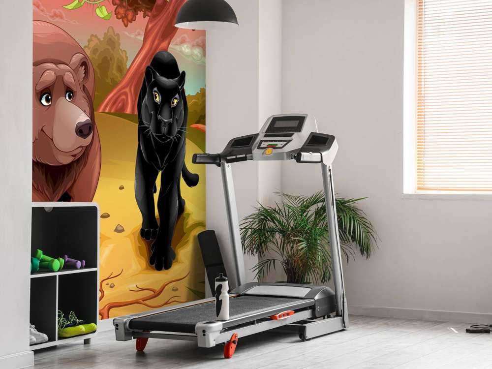 Przyjazne zwierzęta z dżungli