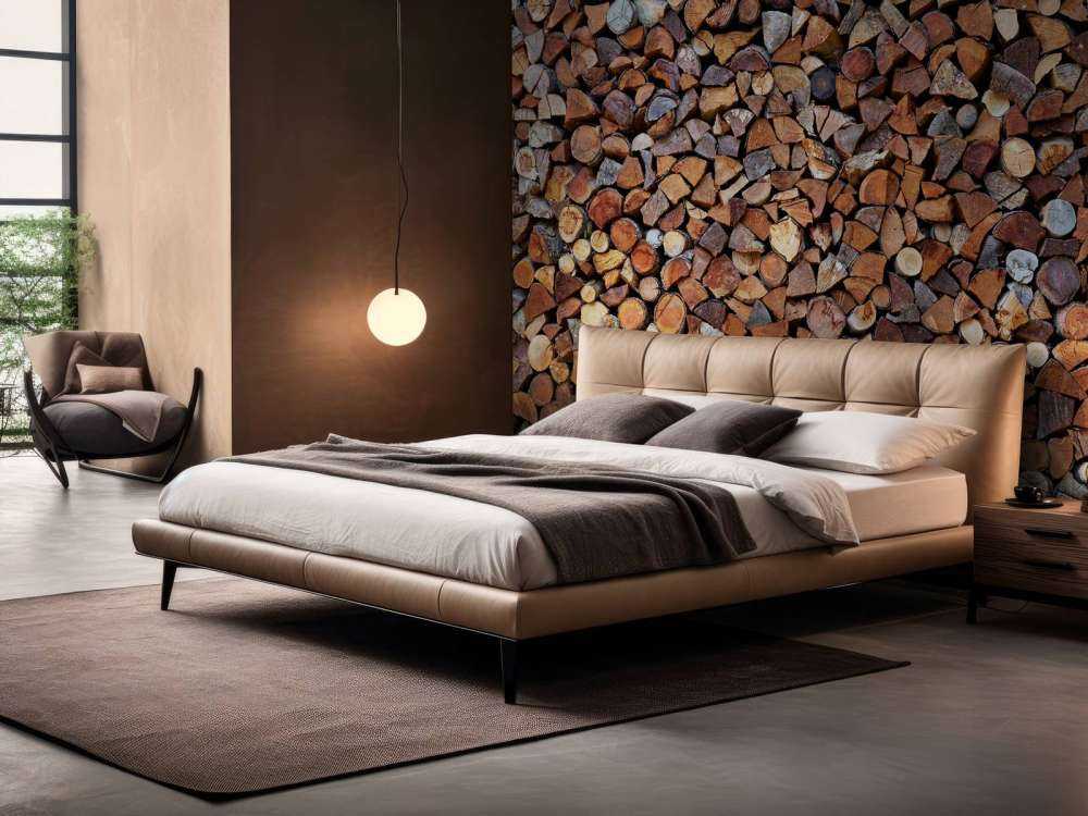 Drewno ułożone w stosy