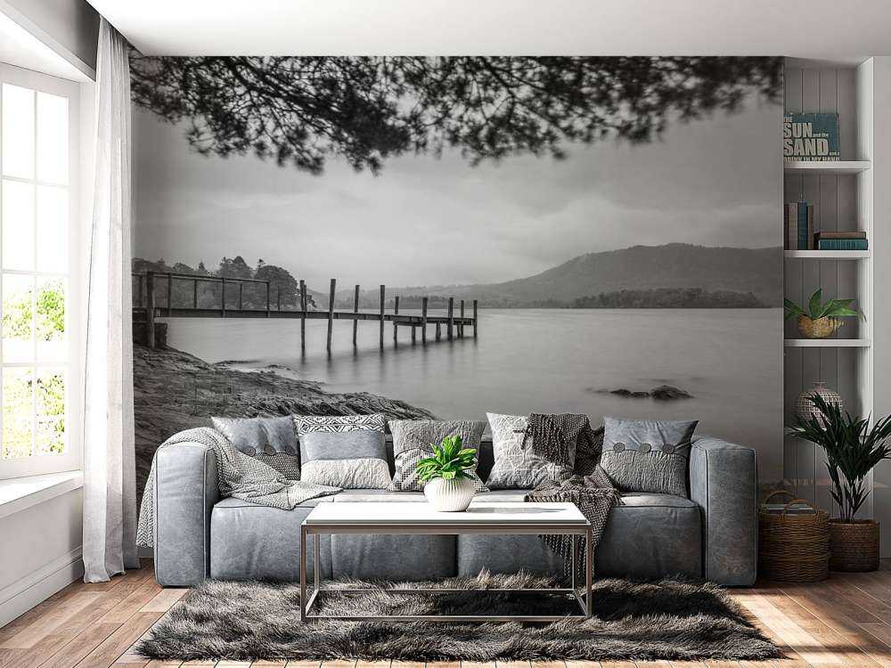 Nabrzeże w jeziorze