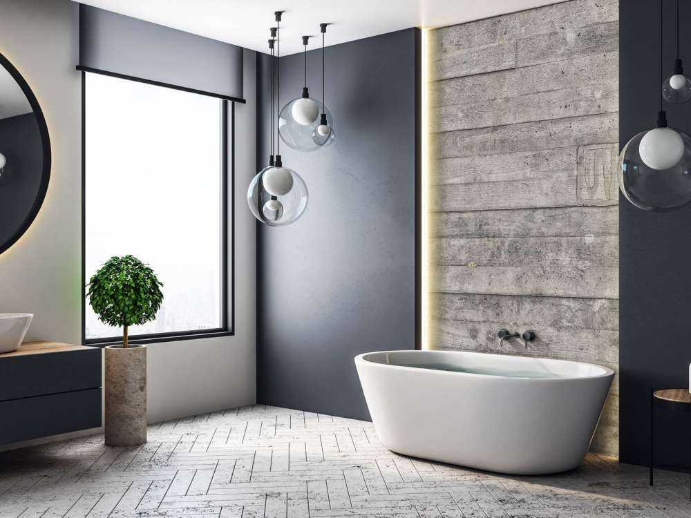 Drewniana, szara ściana