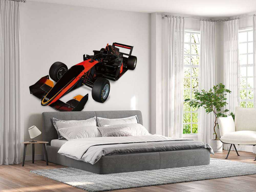 Formula 3 - Left front view, 3d