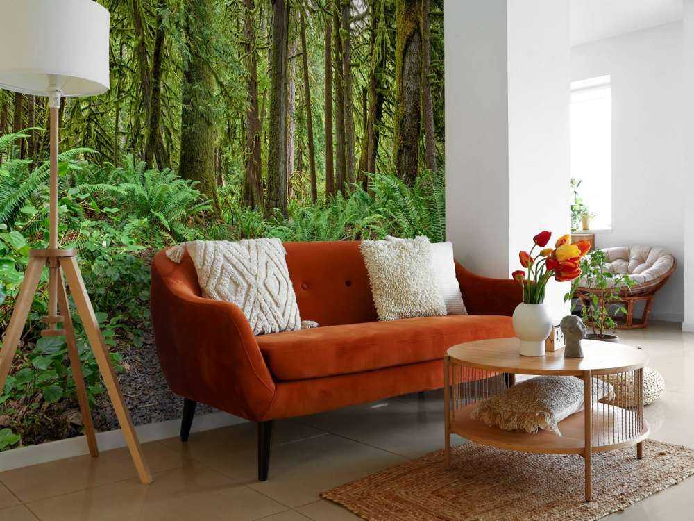 Ścieżka z kamieniem przez las