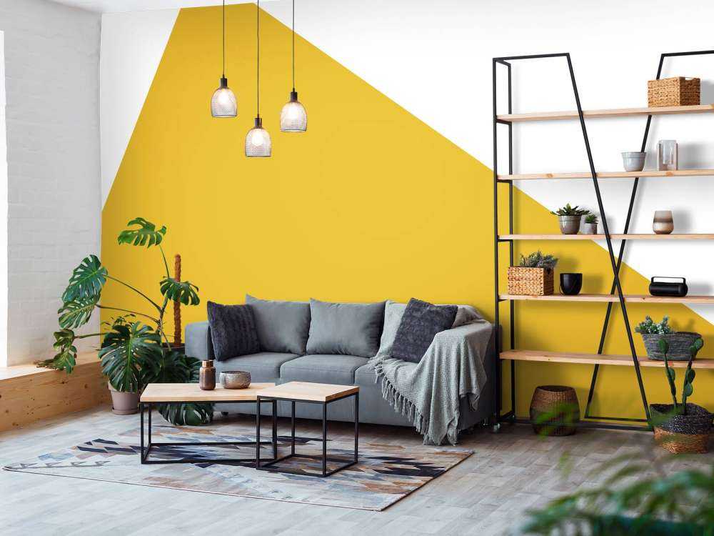 Trójkąt, ochre żółty