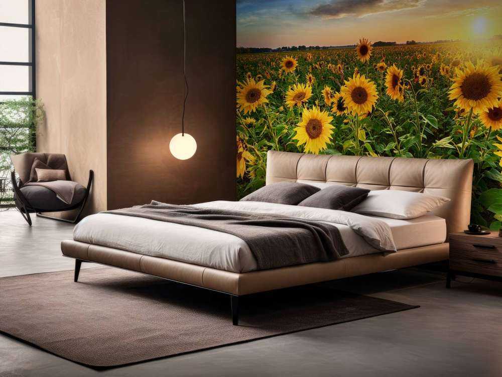 Piękne pole słoneczników