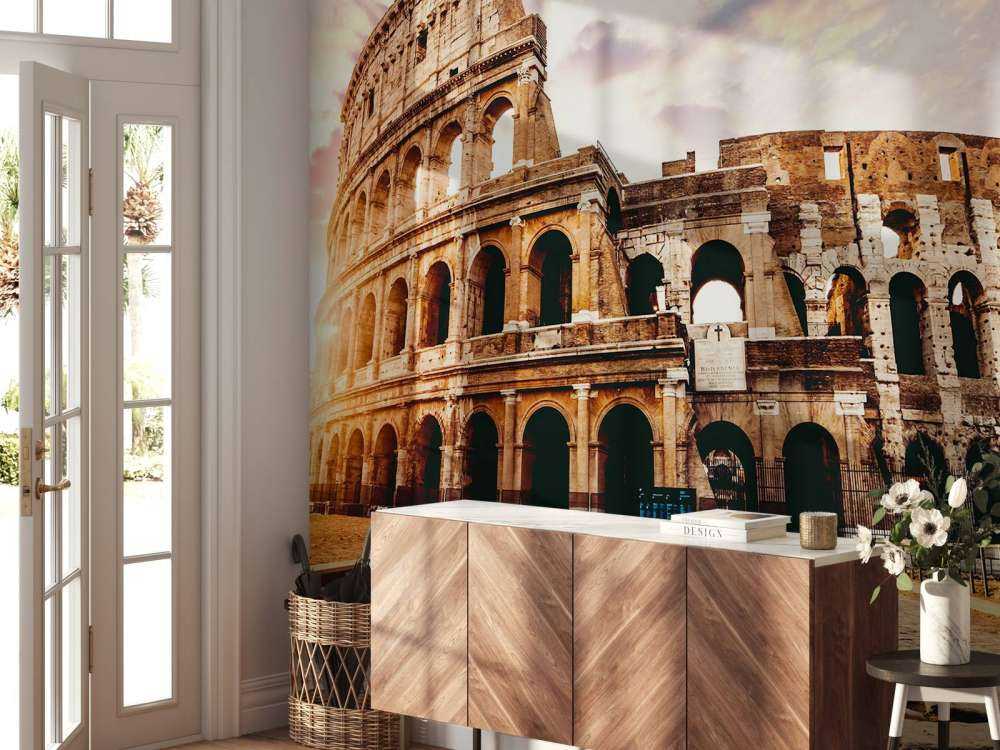 Wschód słońca w Koloseum