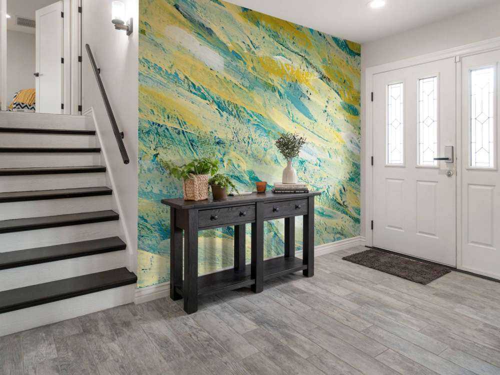 Kolorowe paski farby