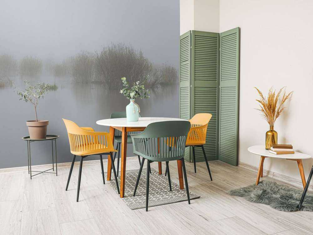 Mgła w rezerwacie przyrody