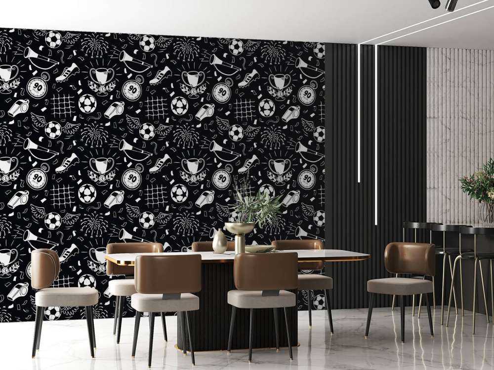 Piłka nożna czarno-biała