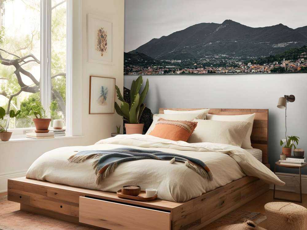 Wioska nad jeziorem Garda