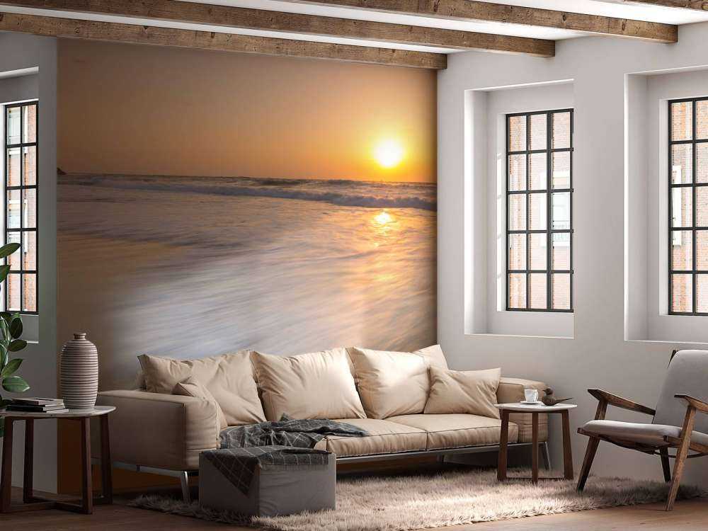 Zachód słońca na plaży