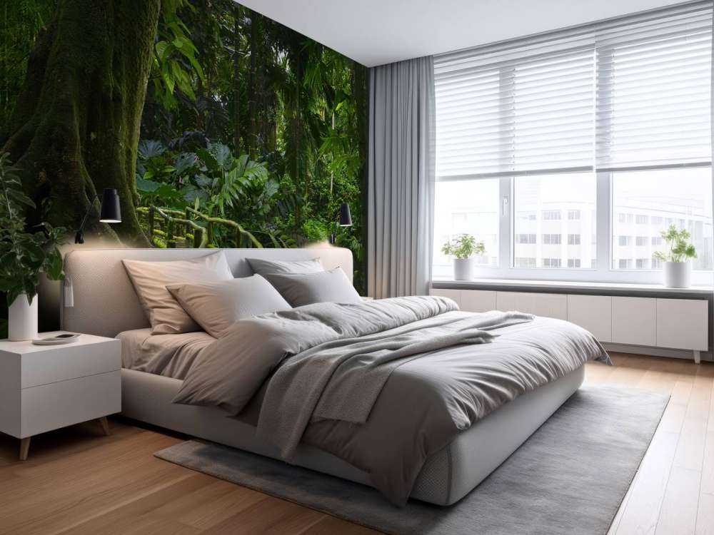 Wąski mostek w dżungli