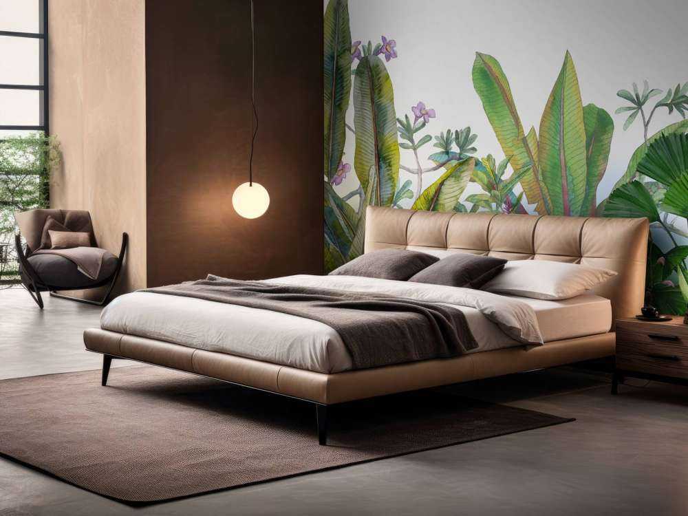 Akwarelowe liście i kwiaty