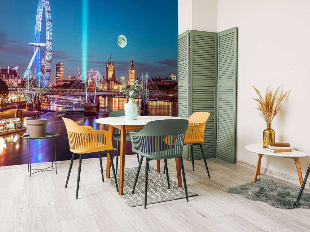 Westminster przy pełni księżyca