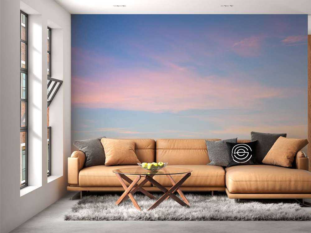 Niebo z miękkimi kolorami