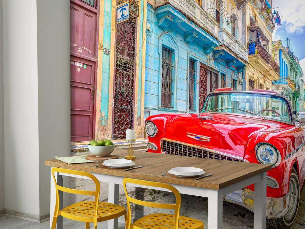Samochód zabytkowy w Hawanie
