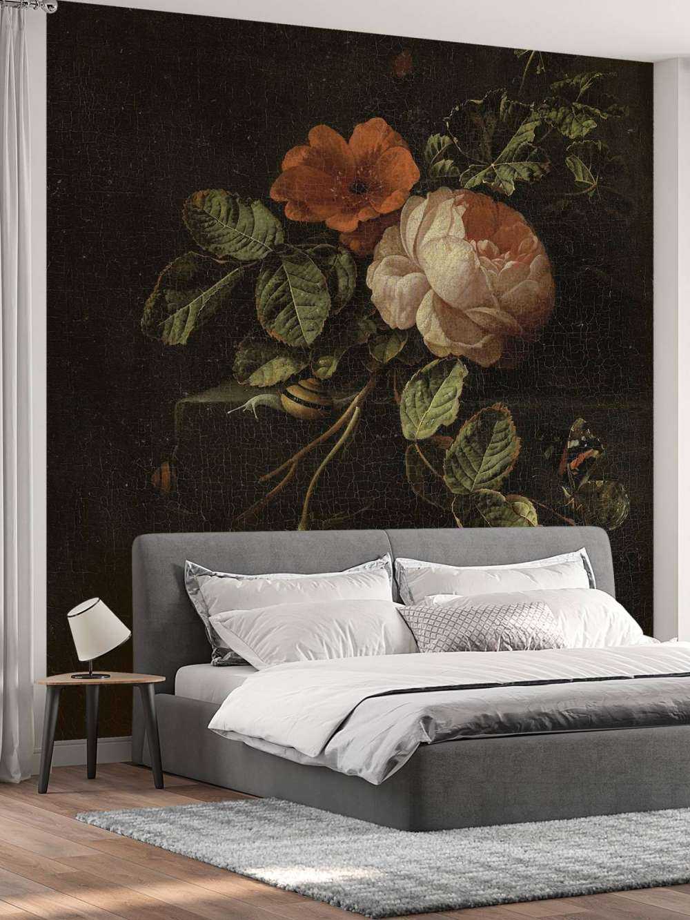 Martwa natura z różami