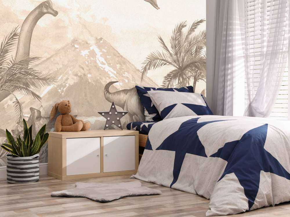 Różne dino w kolorze taupe