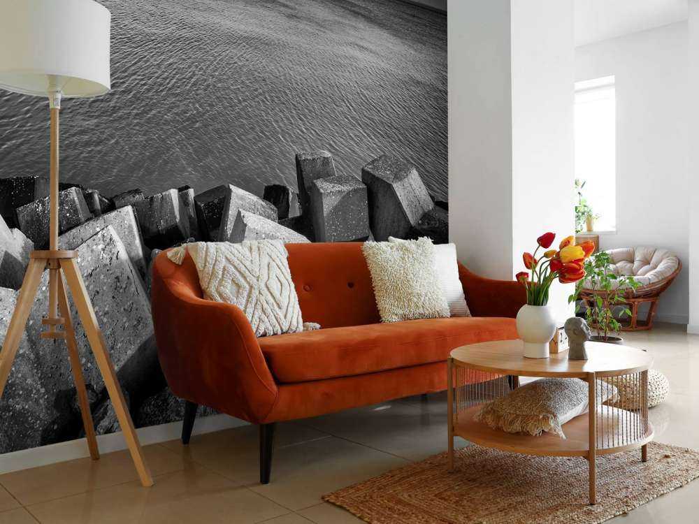 Bloki betonowe dla portu Cadzand Bad 