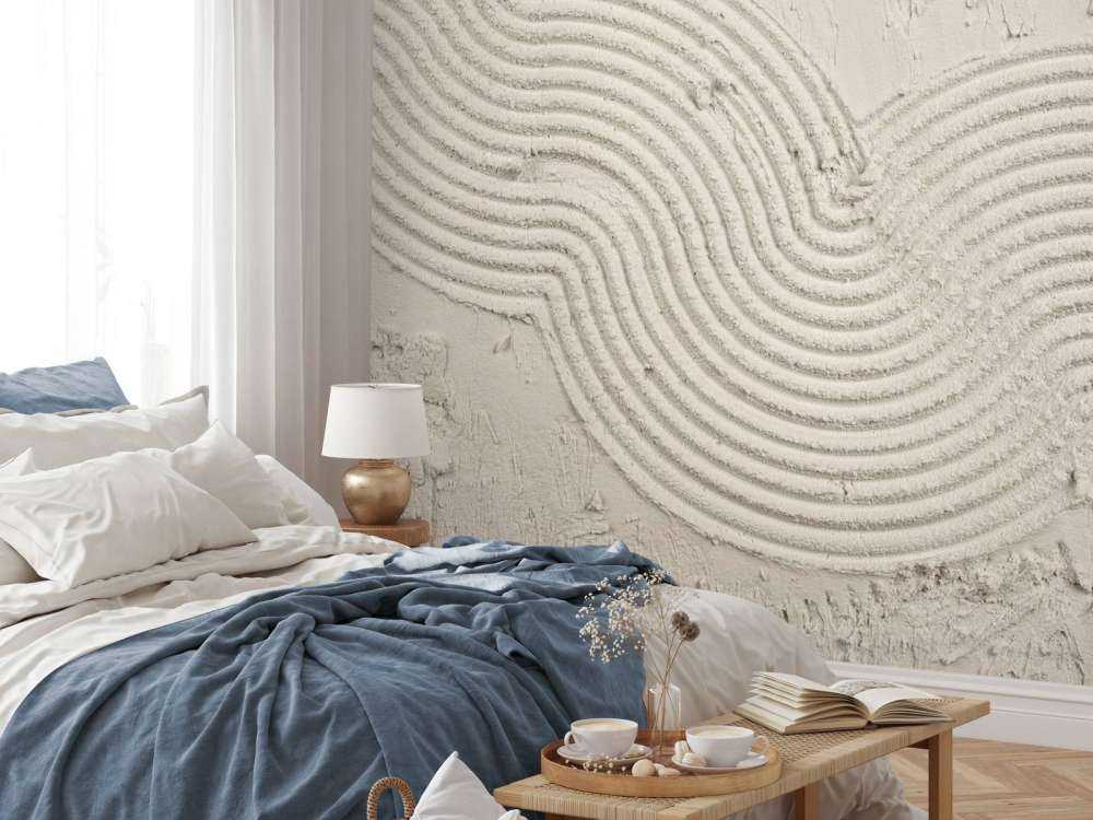 Organiczne linie i struktury w płótnie