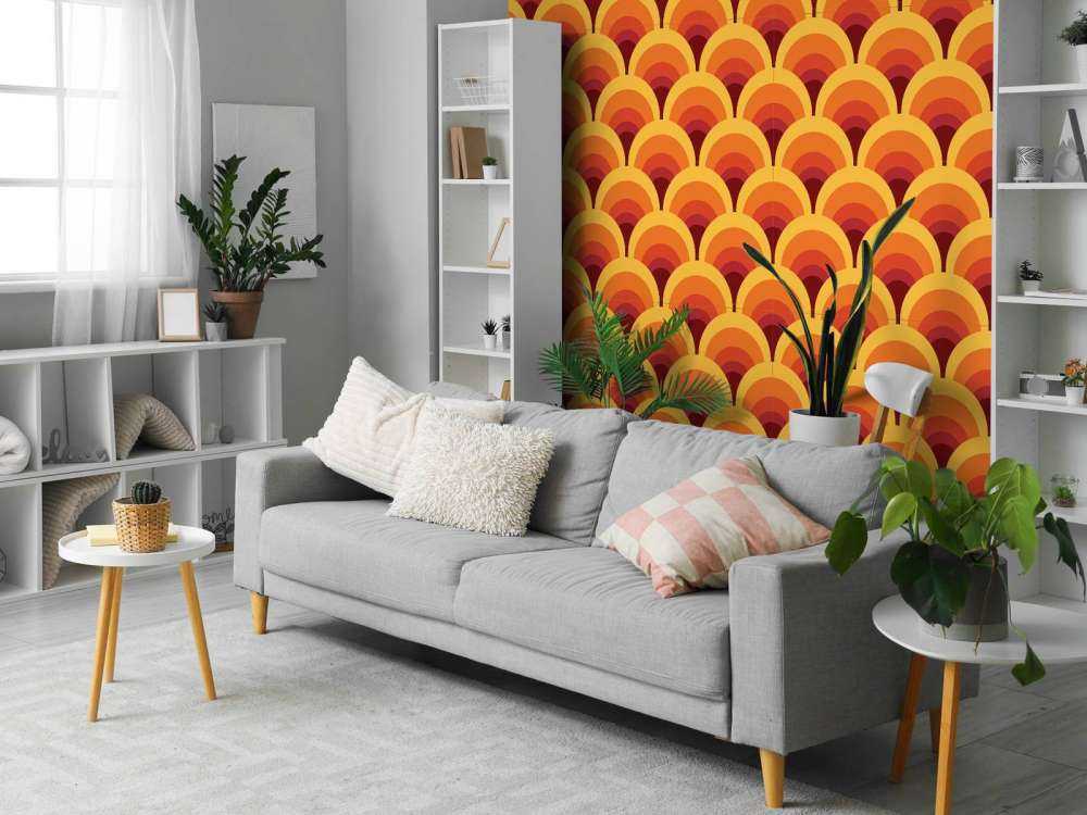 Kolorowe figurki w stylu retro