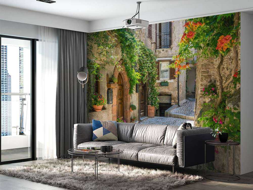 Wiejska wioska w Rzymie