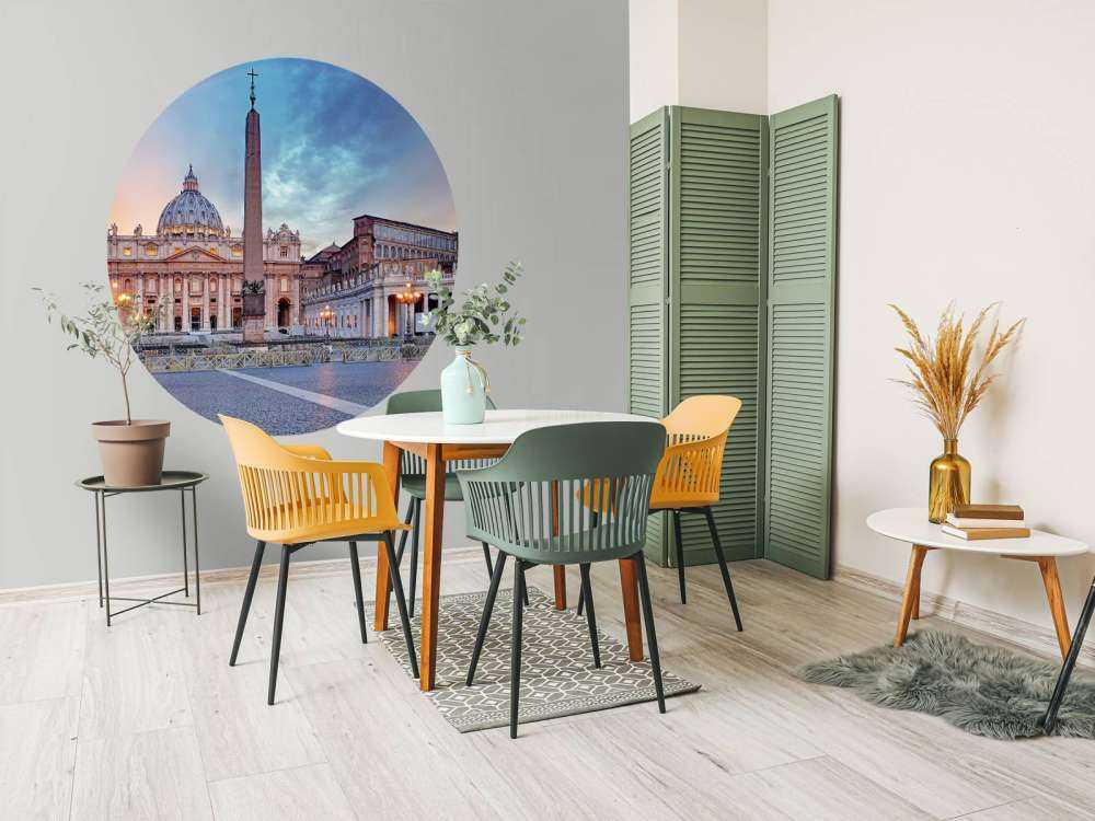 Plac św. Piotra z tęczą