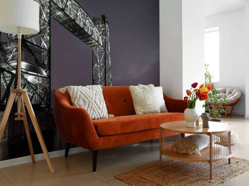 Dawny most kolejowy De Hef w Rotterdamie w kolorze 