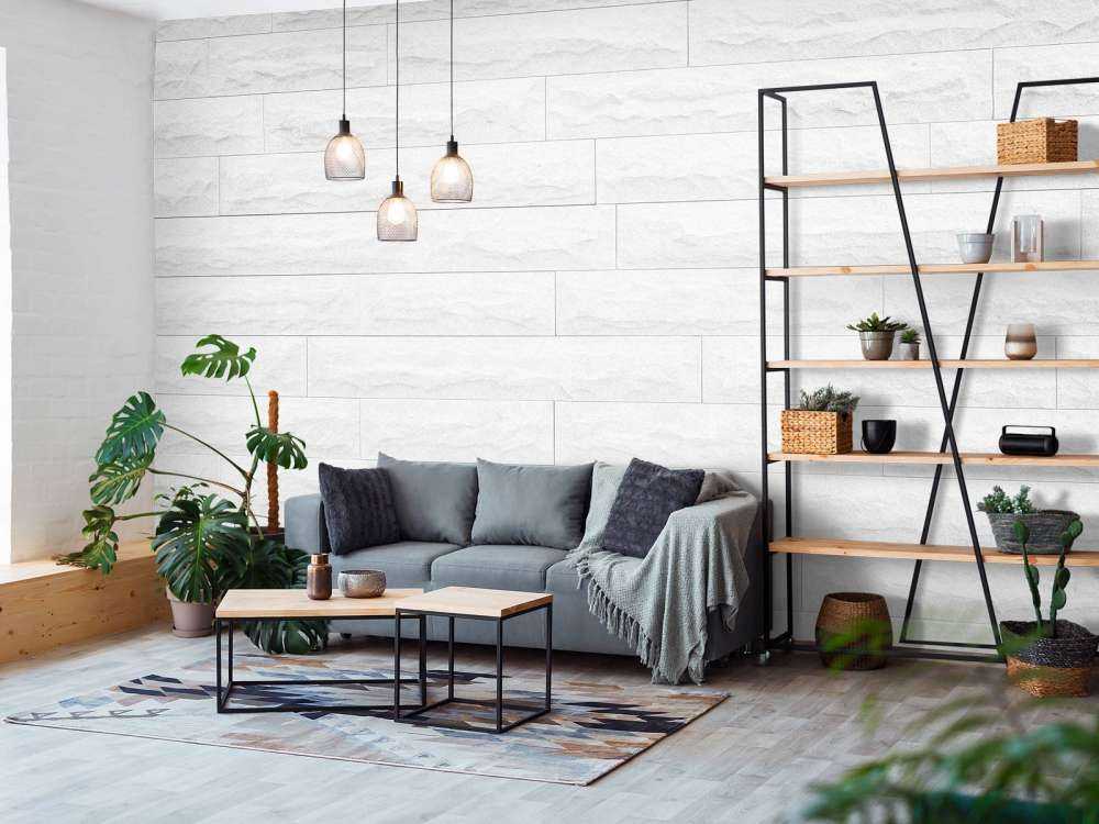 Nowoczesne białe cegły