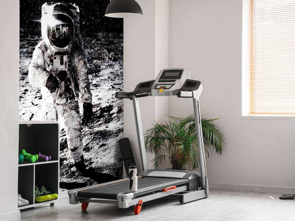 Astronauta w stylu vintage