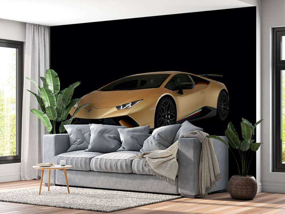Lamborghini Huracán - Prawy przód, czarny