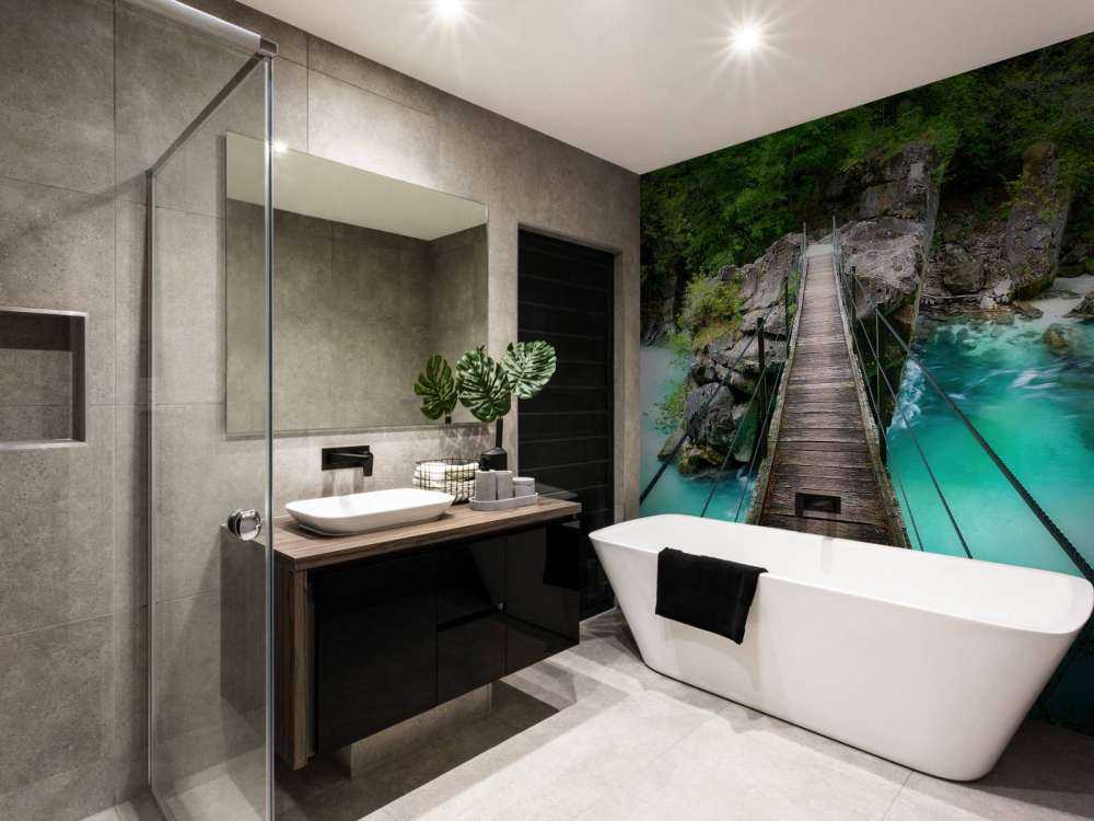 Most nad piękną, błękitną rzeką