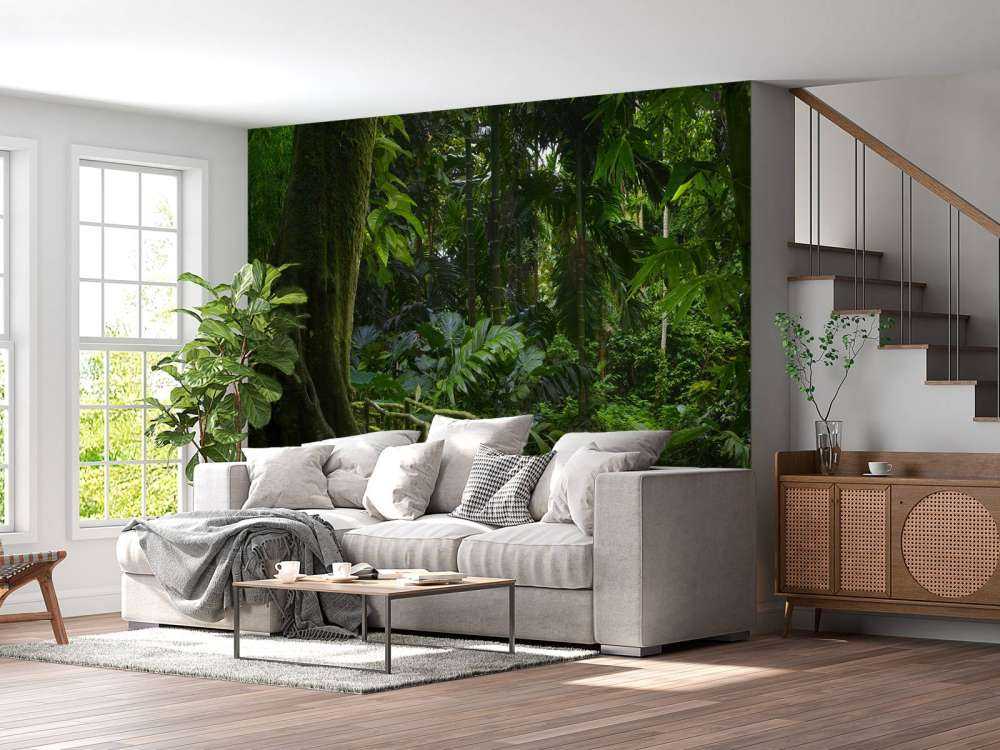 Wąski mostek w dżungli