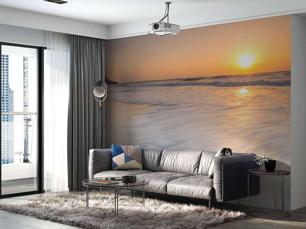 Zachód słońca na plaży