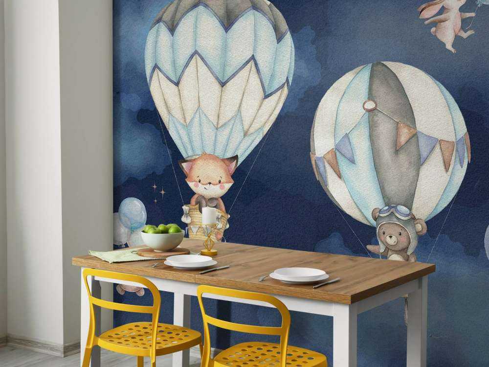 Latające zwierzęta - niebieskie