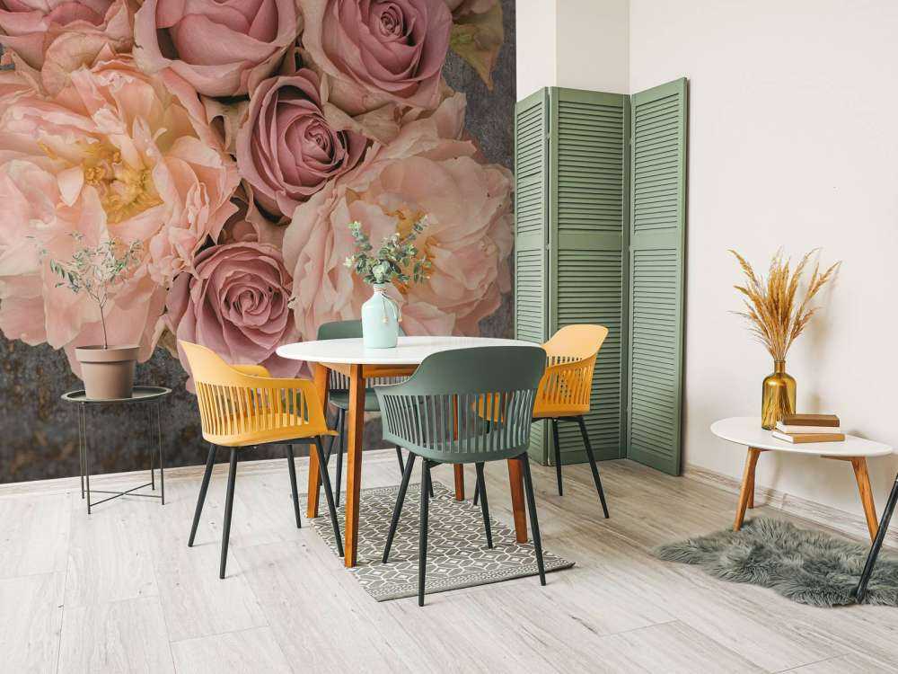 Bukiet róż w stylu vintage