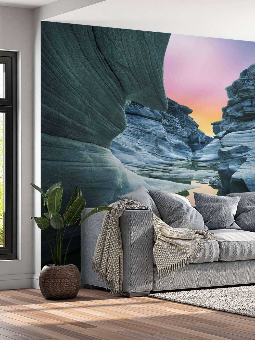 Jaskinia z kolorowym niebem