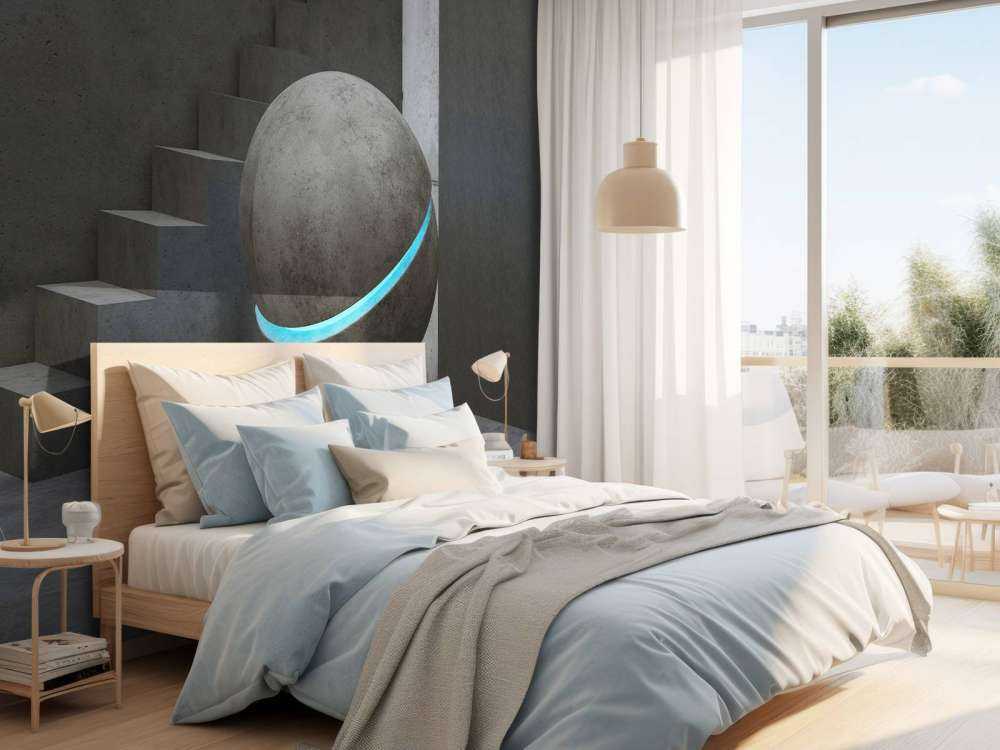 Klatka schodowa z kulą 3D