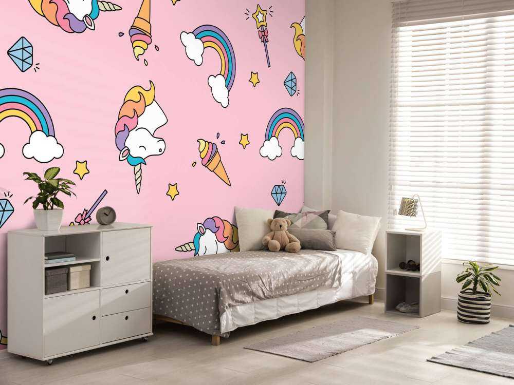 Kolorowy wzór jednorożca