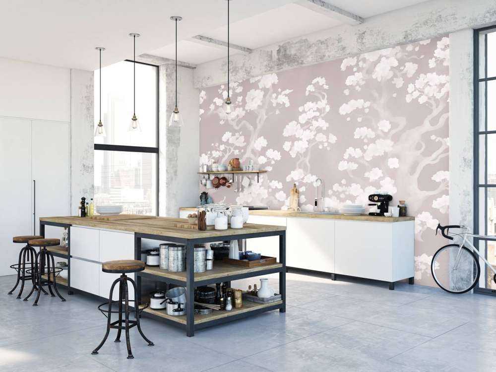 Cudowny kwitnący las - różowy