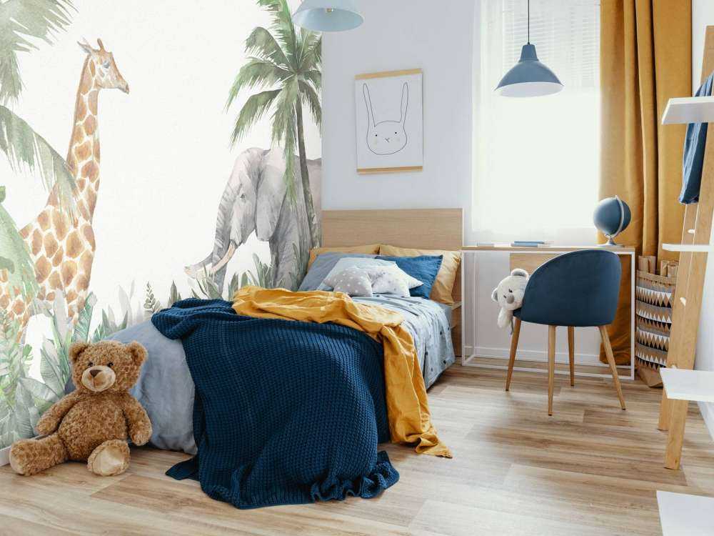 Kolorowe zwierzęta w dżungli 