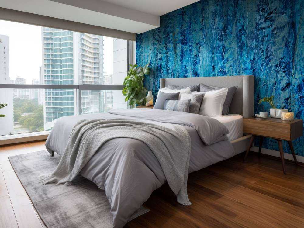 Malowanie odcieniami błękitu