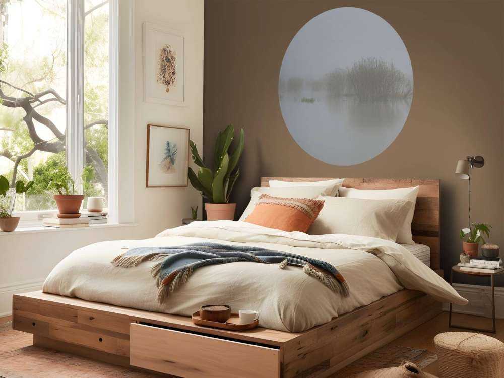 Mgła w rezerwacie przyrody