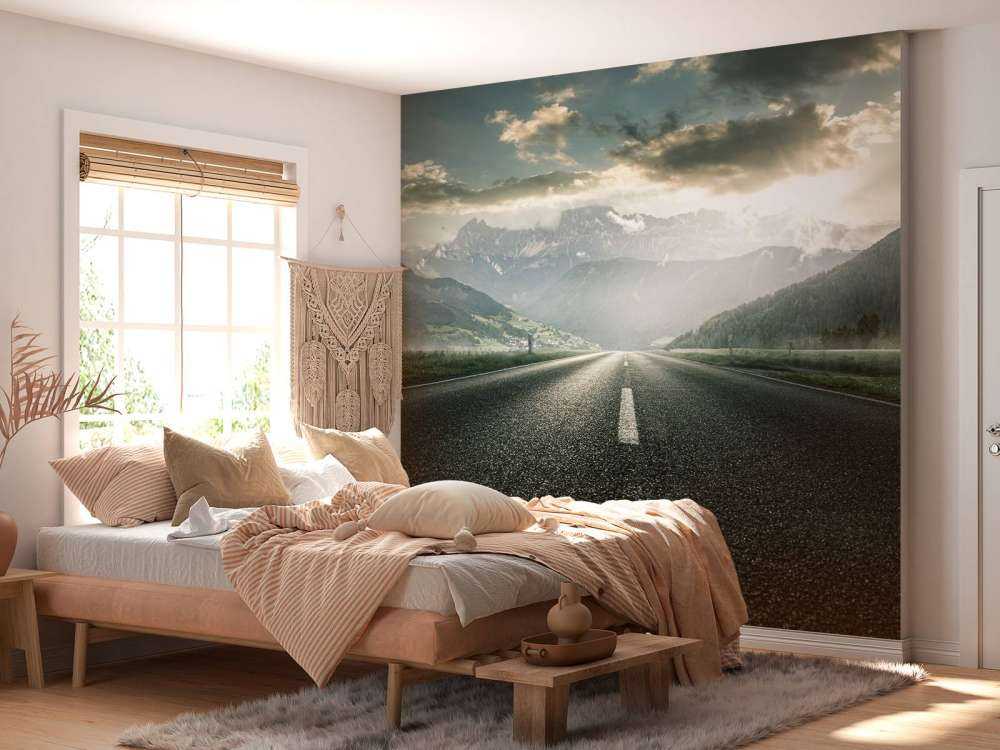 Droga w krajobrazie górskim