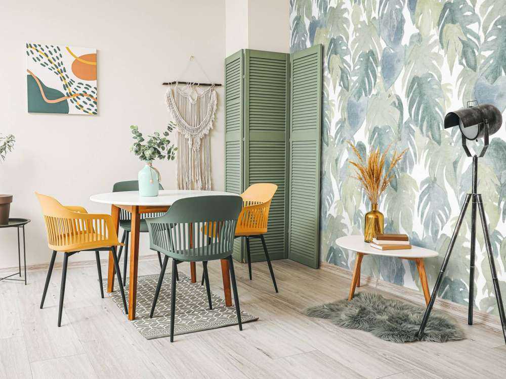 Tropikalne palmy akwarelowe